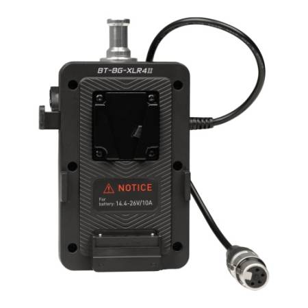 Nanlite BT-BG-XLR4II - uchwyt V-Mount, front